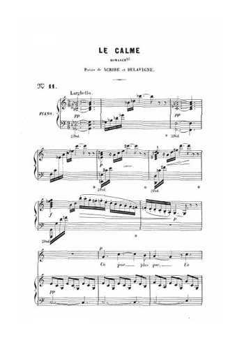 Charles Gounod - Le calme